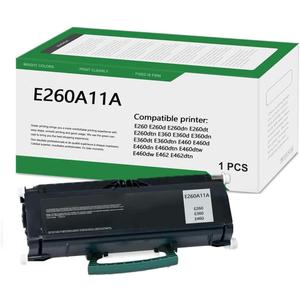 E260A11A Toner Cartridge Replacement for Lexmark E260 E360 E460 E462 E260d E260dn E260dt E260dtn E360d E360dn E360dt E360dtn E460d E460dn E460dw E460dtn E462dtn