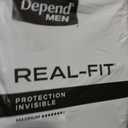 Depend Real Fit Adult Diapers, Incontinence Underwear for Men, Disposable, Maximum Absorbency, Large/Extra Large, Black, 52 Count (2 Packs of 26)