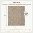 Carriediosa Chunky Knit Throw Blanket 50" X 60", 100% Hand Made Large Chenille Loop Yarn Soft Fluffy Throws for Couch Sofa Bed, Big Crochet Cozy Heavy Thick Cable Woven Blankets, Taupe