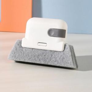 Detachable Cleaning Brush for Corners and Gaps, Flexible Dust Brush for Window Tracks, Doors, Keyboards and Hard-to-Reach Areas (Greyblue)