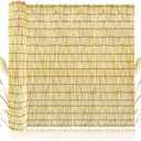 ZNCMRR Reed Fencing Rolls Natural Bamboo Fence 4 Feet High Privacy Screen Curtains Fence for Balcony Patio Garden Backyard Shades Outdoor 4FT X 16.4FT Yellow