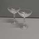 HISTORY COMPANY Chez Paree 1933 Nightclub-Inspired Chicago Cocktail Coupe Glass  2-Piece Set for Craft Cocktails (Gift Box Collection)