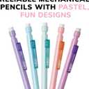 BIC Xtra-Smooth Pastel Mechanical Pencils with Erasers, Medium Point (0.7mm), 40-Count Pack, Bulk Mechanical Pencils for School or Office Supplies