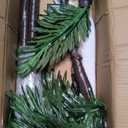 LIGHTSHARE Lighted 6FT Gorgeous Palm Tree 3Trunks Artificial Palm Tree 203LED Lights for Decoration Outdoor and Indoors Tiki Bar Christmas Patio Pool-Solar