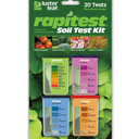 Rapitest Soil Test Kit for Gardens, Vegetables, Flowers and Lawns. USA designed and assembled soil tester completely, quickly and accurately measures/analyzes soil pH acidity and garden nutrients.