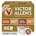 Victor Allen's Coffee Fall Harvest Variety Pack, Medium Roast, 96 Count, Single Serve Coffee Pods for Keurig K-Cup Brewers (EXP 01/04/27)