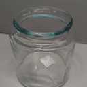 Anchor Hocking 77978 Mini Montana Jar with Brushed Aluminum Metal Cover, Glass, 96-Ounce