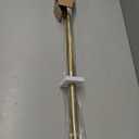 Shower Curtain Rod Tension- No Drill Non-Slip Spring Tension Shower Rod for Window or Bathroom, 43-73 inches Metal Steel, Gold