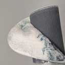 Britimes Bath Mat for Bathroom Plant Eucalyptus Herb Shaggy Bathroom Mat Non Silp Water Absorbent Bath Rug Soft Washable Floor Rug Leaves Green for Tub Showers Laundry Room Decor (1'5" x 2'6" (Rectangular))