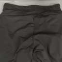Maternity Capri Pants for Women Over The Belly - Pregnancy Casual Lounge Bottoms with Pockets, Soft Stretchy Sleep & Yoga Capris(Black,XL)