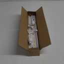 White Curtain Rods 36 to 72 Inches(1.2-2.4 Feett),5/8 inch Splicing Drapery Rods,Small Curtain Rods Set,Size: 36''-72'', White