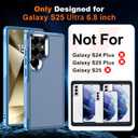 Hualele for Samsung Galaxy S25 Ultra Case,[Military Grade Protection] [Dropproof Shcokproof] Anti-Slip Grip Dual Layer Rugged Heavy Duty Galaxy S25 Ultra Phone Case,Dark Blue