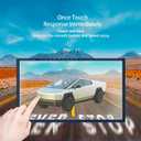 XXCIWP 2Pack 2025 Cybertruck Screen Protector Matte for Tesla Cybertruck Accessories Screen Protector Front & Rear 2024 2025 Tempered Glass Anti Glare