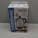 Farberware Electric Coffee Percolator, Stainless Steel Basket, Automatic Keep Warm, No-Drip Spout, 8 Cup