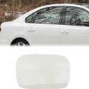 Lid Gas Tank Cover Fuel Gas Tank Door Cover Caps For VW Volkswagen Passat 2012-2018 (Not Fit for Jetta) 561809857 (White)
