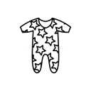 Children's Place Blue Snowman One Piece Footie Pajamas Kids 8-10Y