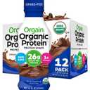 Orgain Organic Protein Shake, Grass Fed Dairy, Creamy Chocolate - 26g High Protein Whey Shake, Ready to Drink, Gluten Free, No Soy Ingredients, No Sugar Added, 14 Fl Oz (Pack of 12) (EXP 08/24/26)