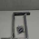 12 Inch Shelf Bracket Heavy Duty L Shelf Bracket 12 x 8 Inch Metal Shelf Bracket with Hardware, Black, 4 Pack