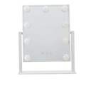 1pc Led Lighted Makeup Mirror Large Single Side Vanity Mirror Portable Home Led Dressing Table
