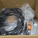 660PSI Portable Cordless Pressure Washer with Folding 3.4Gal Tank, 6in1 Nozzle, 7 Adjustable Pressure Levels, 7M Hose, Portable Sprayer with Wheels for Car Floor Wall Fence Cleaning (Orange)