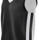Men's Lightweight Reversible Rec Tanks, Mesh Basketball Jerseys Athletic Quick Dry Shirts Team Scrimmage Uniforms, XXL