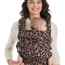 Momcozy Baby Carrier  Ergonomic, Cozy and Lightweight Carrier for 745lbs, Effortless to Put On, Ideal for HandsFree Parenting, Enhanced Lumbar Support, Purehug for Infant to Toddler, Leopard