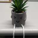 OLEEK small fake plants office decor - fake succulents plants artificial for desk decor - fake plant office decorations for work - office decor for women - office plants cubicle accessories room decor