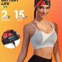 LC-dolida Sleep Headphones Headband Bluetooth 5.4, Sports Headband Earphones Wireless with Speaker Microphone USB C for Women Sleeping Gift Workout Jogging Yoga Insomnia Travel Meditation, Butterfly