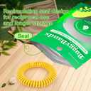 BuggyBands 24 Pack Mosquito Bracelets, Mosquito Bands for Adults and Kids with Individually Wrapped & DEET Free, Natural and Waterproof Wristbands Citronella Bracelets for Camping Hiking