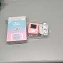 Kids Camera Instant Print Color Photos, Dual-Lens Instant Print Camera for Kids, Toddler Portable Travel Digital Camera Toy for 6 7 8 Year Old Boys Girls Christmas Birthday Gifts 64GB Card (Pink)