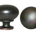 4 Pack Oil Rubbed Bronze Cabinet Knobs Mini Round Knobs Single Hole Solid Drawer Pulls for Dresser Drawers