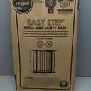 Regalo Safety 29-49" Easy Step Extra Wide Baby Gate for Doorways & Bottom of Stairs, Pressure Mounted Safety Gate with Door for Babies, Toddlers & Pets, Platinum