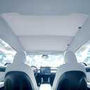 Tesla Model Y Sunshade Roof, Magshade for Model Y to Block UV and Keep Cooling, Magnetical Foldable Sunshade for Glass Roof 2025 2026