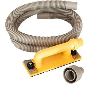 Hyde Tools 09165 Dust-Free Drywall Vacuum Hand Sander with 6-Foot Hose