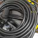 5000PSI PowerWasher with 4 Quick Connect Nozzles, Foam Cannon for Car, Lane, Patio Cleaning, Hydro Jet Pressure Hose Water Wand for Gutter Patio Car Garden Window, Yellow