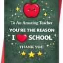 3 x Teacher Thank You Cards,Teacher Appreciation Gifts,Thank You Card for Teachers,Heartfelt Teachers Appreciation Card Gifts for Women Men with Envelope