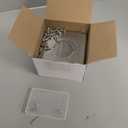 Lock and Door Reinforcement Plate 1-3/4-Inch Thick by 2-3/8-Inch Backset 2-1/8-Inch Bore Doors Reinforce Repair Stainless Steel Home Security Plate Add Security to Your Home(4 Pcs)