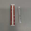 A&S Mezuzot Modern Concrete Mezuzah Case with Scroll, Easy Peel and Stick Mezuza (White+ Engraved Shin, 6 Inches)