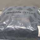 Loloi Chris Loves Julia Darla Navy 18'' x 18'' Cover w/Poly Pillow