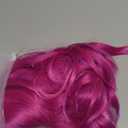 Short Bob Wigs with Bangs for Women Loose Wavy Wig Curly Wavy Shoulder Length Bob Synthetic Cosplay Wig for Girl Colorful Costume Wigs (Rose mixed Purple)