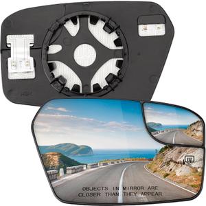 Passenger Side Mirror Replacement for Ford Fusion 2011 2012 - Right Side Mirror Glass, Rear View Mirrors Glass with Power Heated