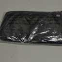 WALNEW RFID Family Passport Holder Wallet with Tracker/AirTag Holder, Travel Document Organizer Zipper Pouch with Wristlet and Cross Body Straps for Women Men (Black)