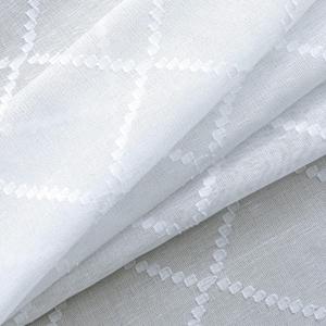 Cafe Tier Curtain, White, 54x36Inches,  2Pcs