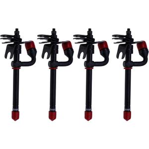 4PCS Fuel Injectors Compatible with John Deere 3029 4045 6068 6081 Engine 350 330B 5303 6110 5220 1450 1550 4045 1450 Replaces 28478 RE48786 RE44508
