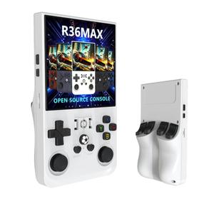 Retro Handheld Game Console with 128G Built-in 18000+ Classic Games, Video Game Console, Linux System, 4.0 Inch IPS Screen Portable Pocket Arcade (White)