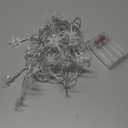 CESOF Christmas Lights, 20 Ft 40 LED Blue Snowflake String Lights Battery Operated Fairy Lights Hanging Lights for Bedroom Patio Room Party Home Xmas Decor Indoor Outdoor Christmas Tree Decoration