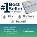 Rachio WiFi Smart Sprinkler Controller (8-Zone Irrigation Remote Control) App-Based Scheduling, Local Weather Intelligence, Rain Skips, Easy DIY Install