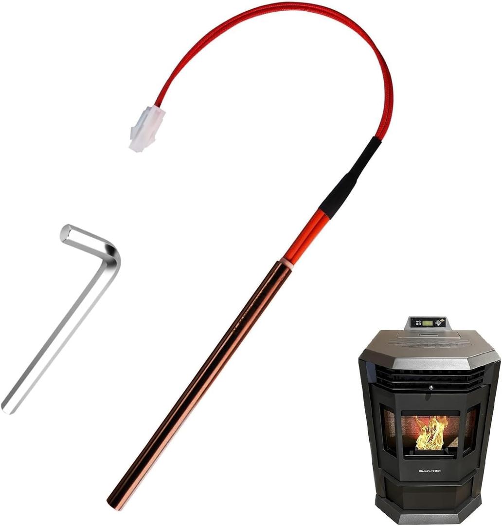 Pellet Stove Igniter Compatible with All Models of Comfortbilt/Castle Pellet Stoves, Fits ComfortBilt HP22, HP22I, HP22N,HP21,HP50,HP50GC,HP61 Pellet Stoves & Castle 720307/ComfortBilt igniter1 IG-1