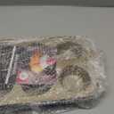 Jumbo Muffin Pan 2 Pack, Nonstick Large Cupcake Pan 6 Cup, Heavy Duty 0.5mm Thick Steel Big Muffin Tins for Baking, 3.5inch Dia, Gold