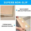 Non Slip Recliner Headrest Protector Washable Faux Leather Headrest Covers for Recliner Chair Waterproof Couch Head Rest Covers for Sofa,Furniture,Office Chair,Theater Seat (Beige)